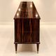 Enfilade buffet bas – Style Art Déco – Placage ébène de Macassar – Laiton