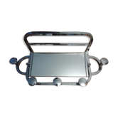 Chrome/mirror coat rack