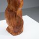 Abstract biomorphic wooden sculpture 1978