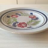 Large round dish Sarreguemines