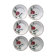 Lot de 6 assiettes à dessert "Luxeuil" Hbcm