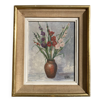 André Roose (Born 1925), The Bouquet, framed oil on canvas