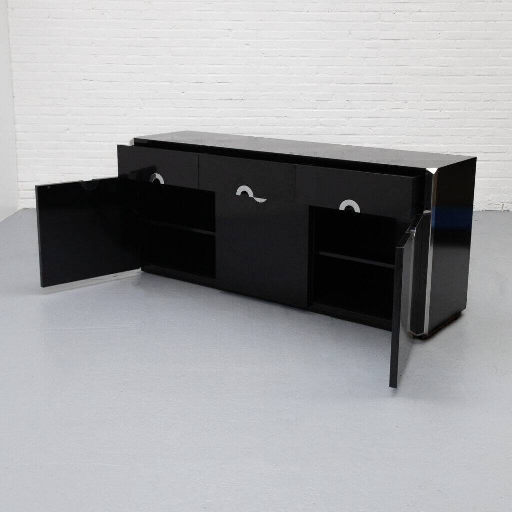 Italian Alveo Sideboard by Willy Rizzo 1970s