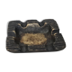 Brutalist bronze ashtray or pocket tray / 70s / vintage / artisanal work / Mid-Century / France / 20th century