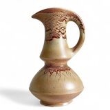 Mid-Century Ceramic Jug Vase by Roberto Rigon for Bertoncello, Signed, 1960s