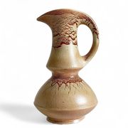 Mid-Century Ceramic Jug Vase by Roberto Rigon for Bertoncello, Signed, 1960s