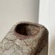 Sculptural and graphic ceramic vase by Bertoncello, Italy 1970