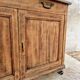 Old cabinet, workbench, kitchen island counter on casters