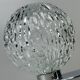 60s 70s wall lamp ball lamp metal chrome & glass space age design