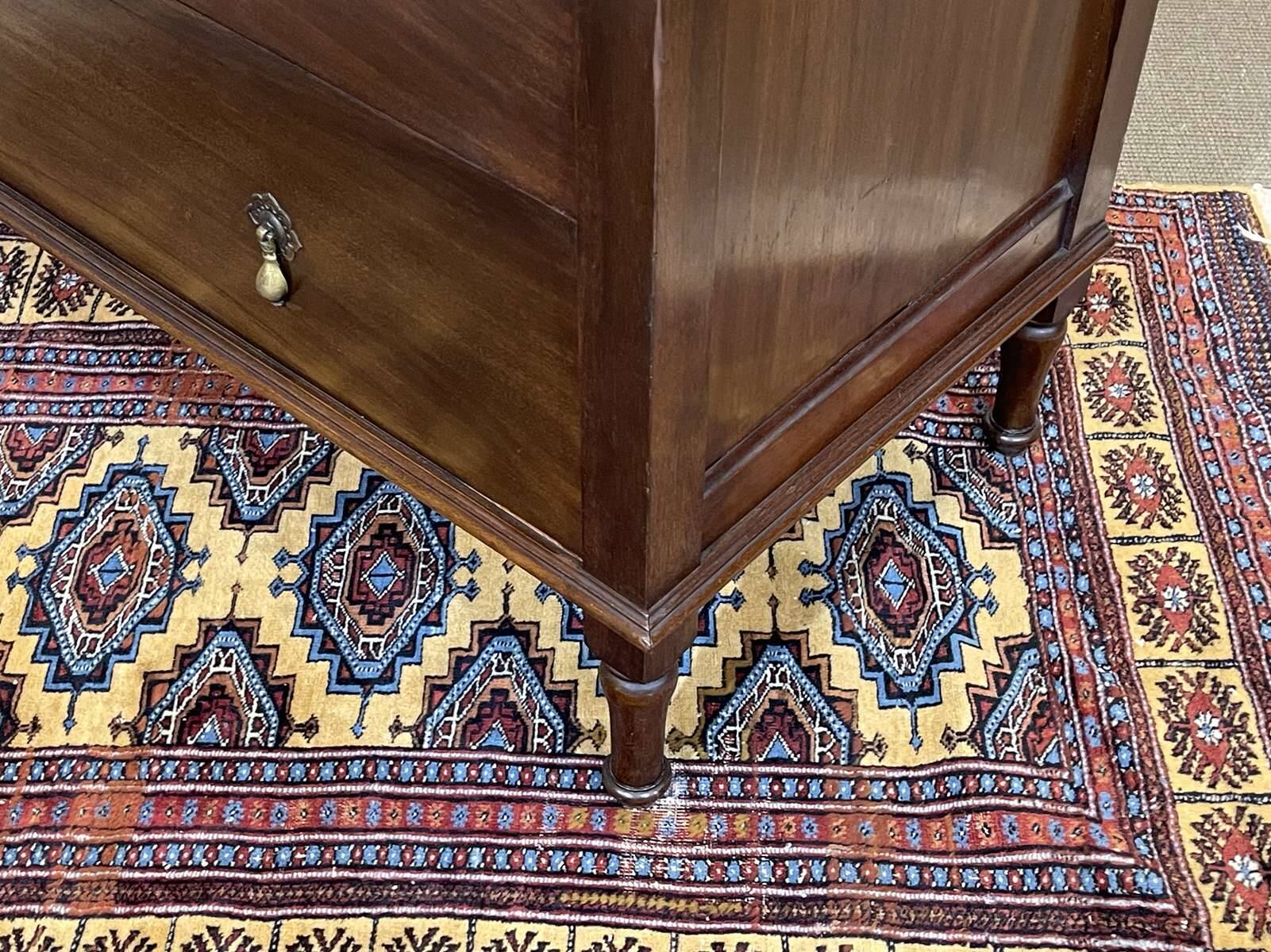 English mahogany commode from the 1930s.
