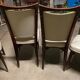 4 chaises skaï vintage années 60