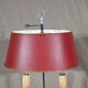 Silver metal hot water bottle lamp – early twentieth century