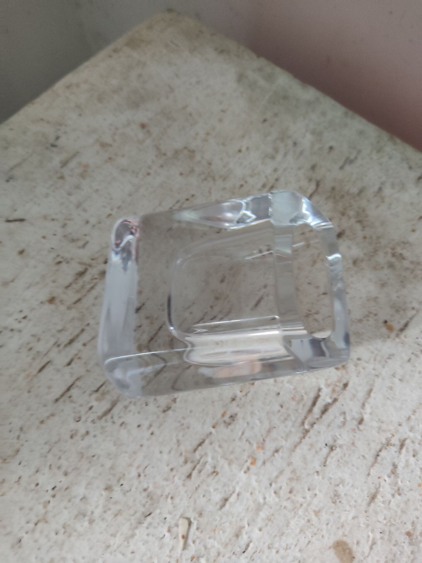 Vide poche cendrier porte crayons cristal Daum