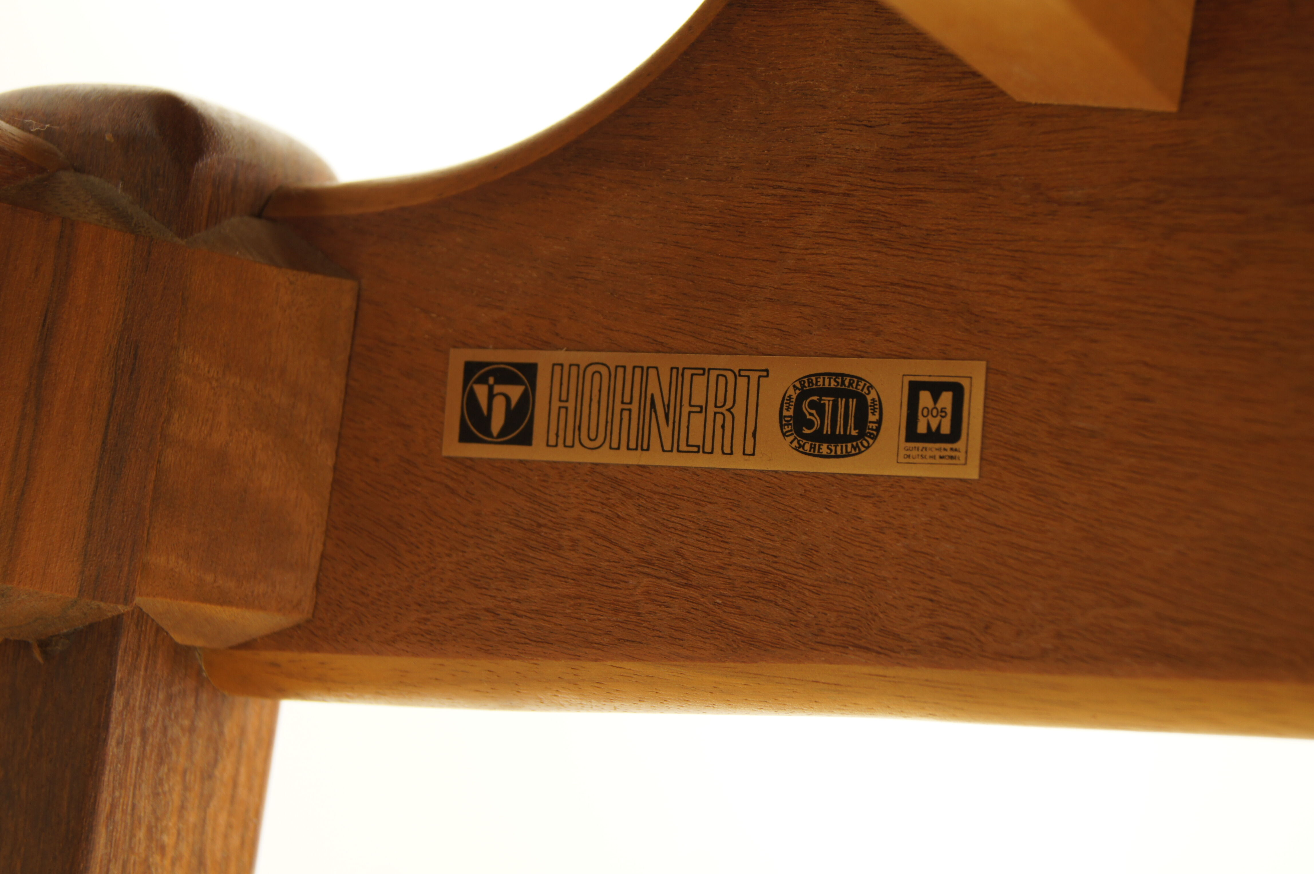 Mid-century extended dining table from Hohnert, 1960s