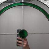 Pair of art deco wall mirrors 81x39cm