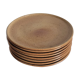 Set of 8 stoneware plates