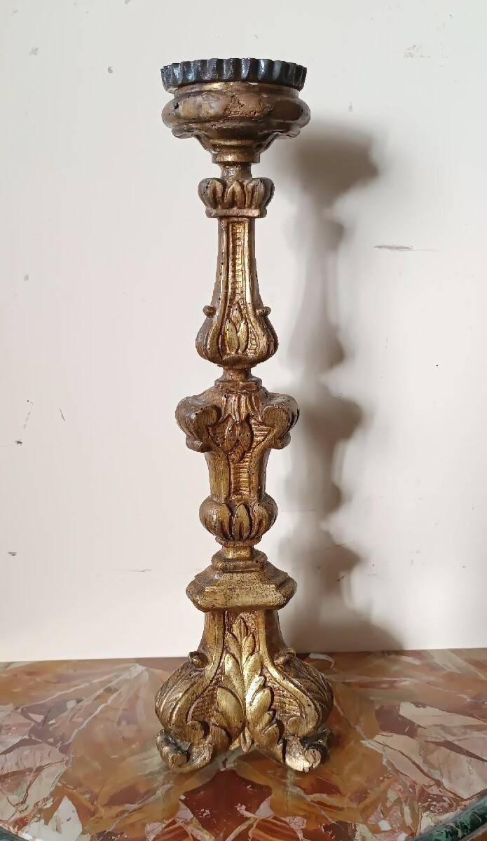 Antique giltwood chandelier in the Louis XIV style - 18th century