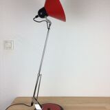 Articulated desk lamp Aluminor large model, red