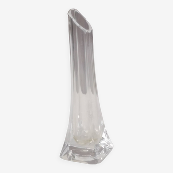 Vase en cristal de Bayel, années 60