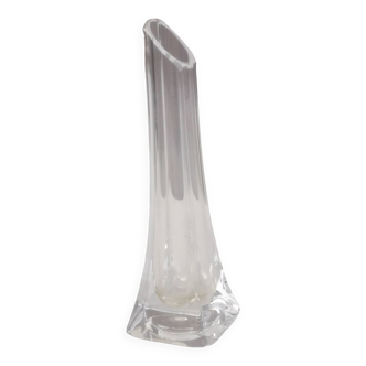 Vase en cristal de Bayel, années 60