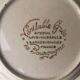 Set of 4 dessert plates and 1 “Thistle” bowl