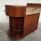 Bar on wheels 40/50s in rosewood