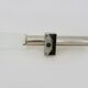 Large wall light in brushed metal. 70s