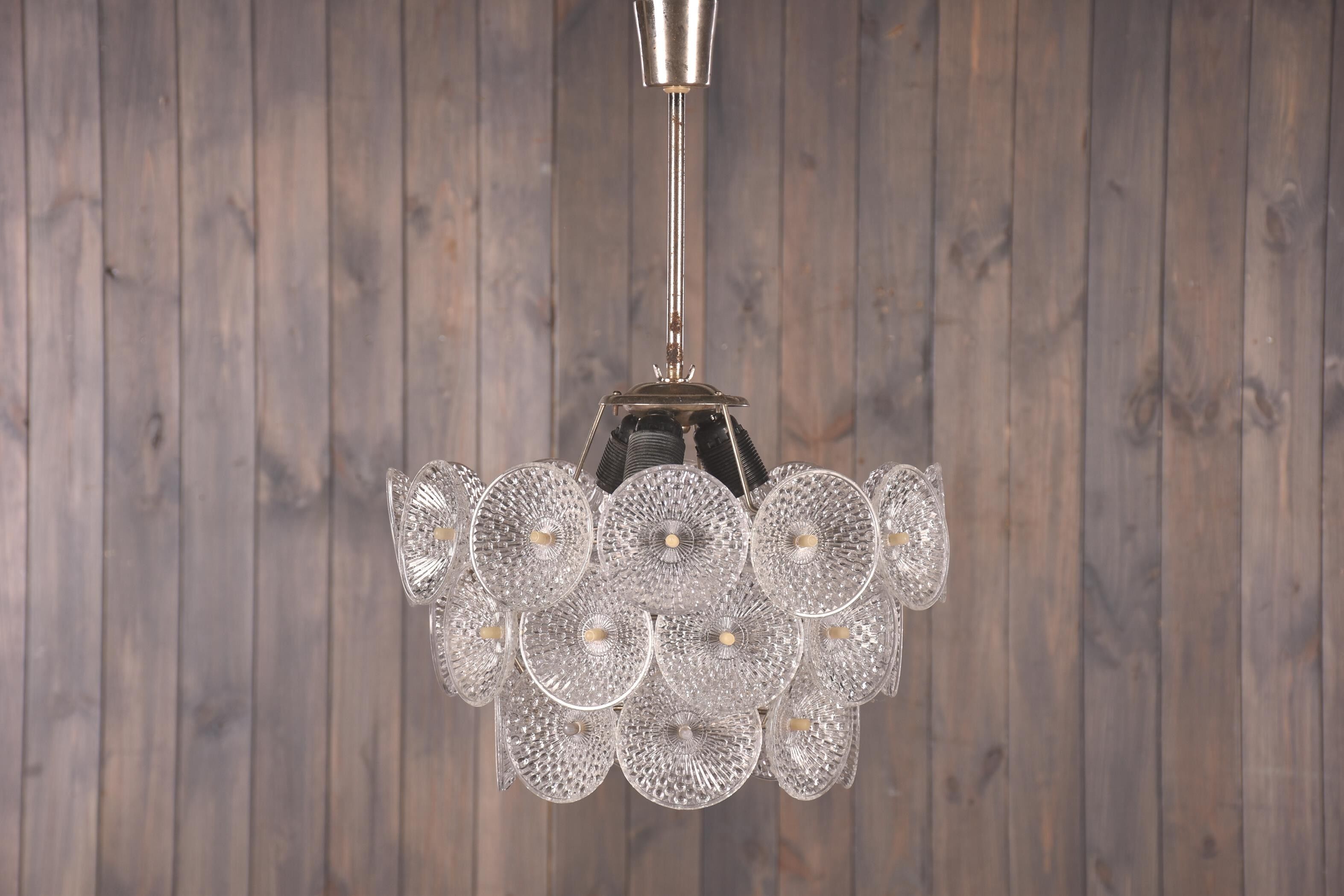 Lustre vintage en cristal