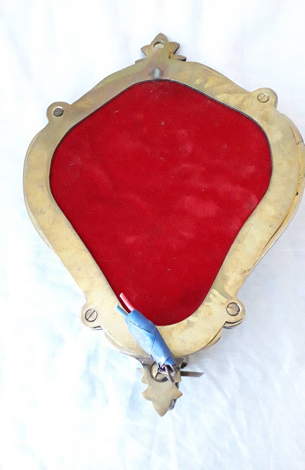 Pair of mirror wall lights