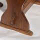 Antique monastry wabi sabi stool or hocker