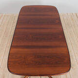 Skovby rosewood extendable table with 2 leaves, Denmark 1970s