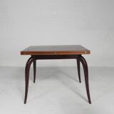 Gaming table, portfolio table, with folding, rotating top