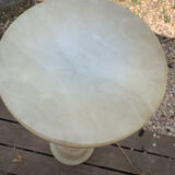 Illuminated alabaster column from the 1950s