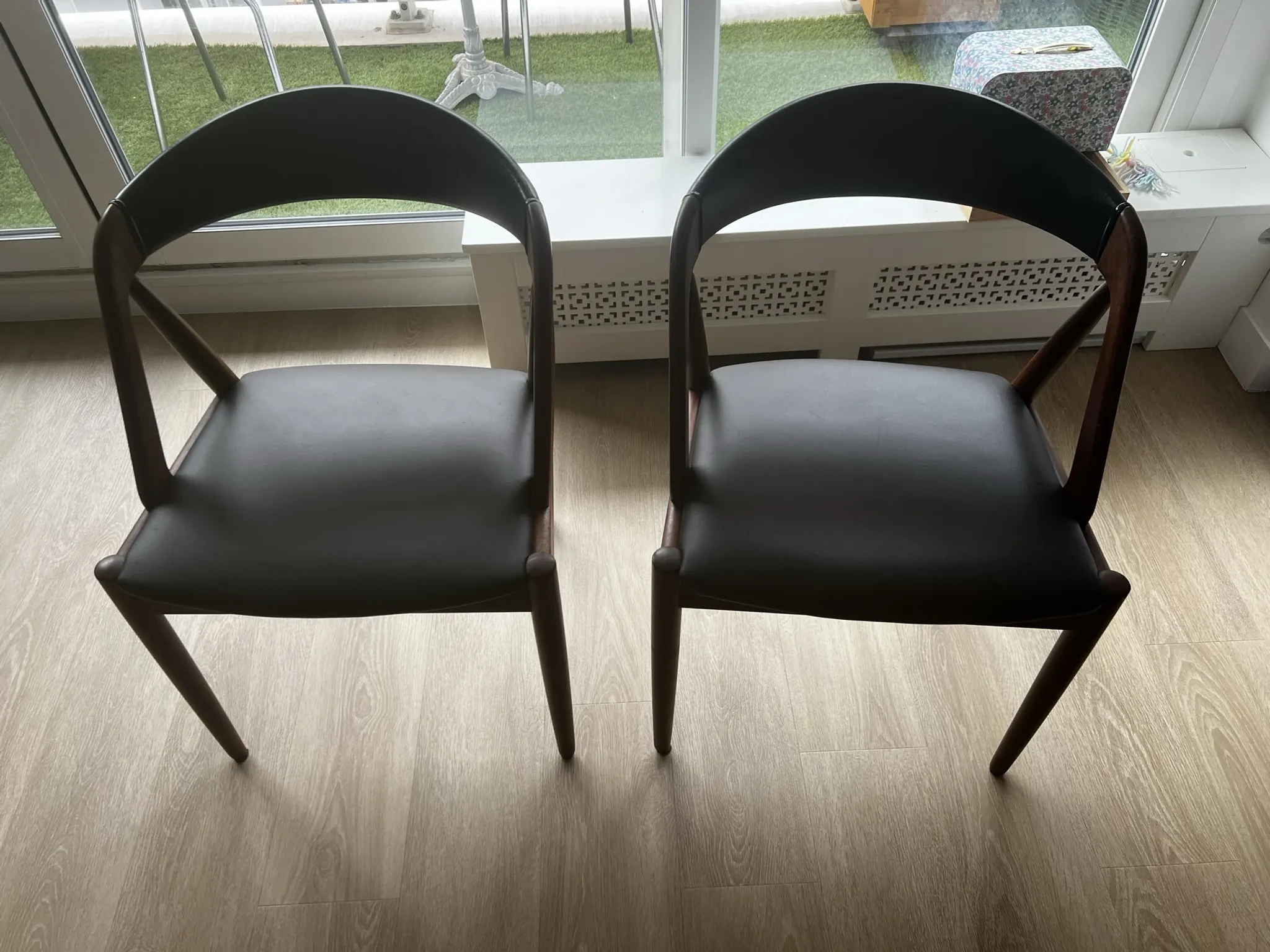 Set of 4 Kai Kristensen model 31 chairs