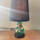 Vintage resin inclusion lamp curiosity cabinet