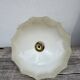 White and beige glass pendant light