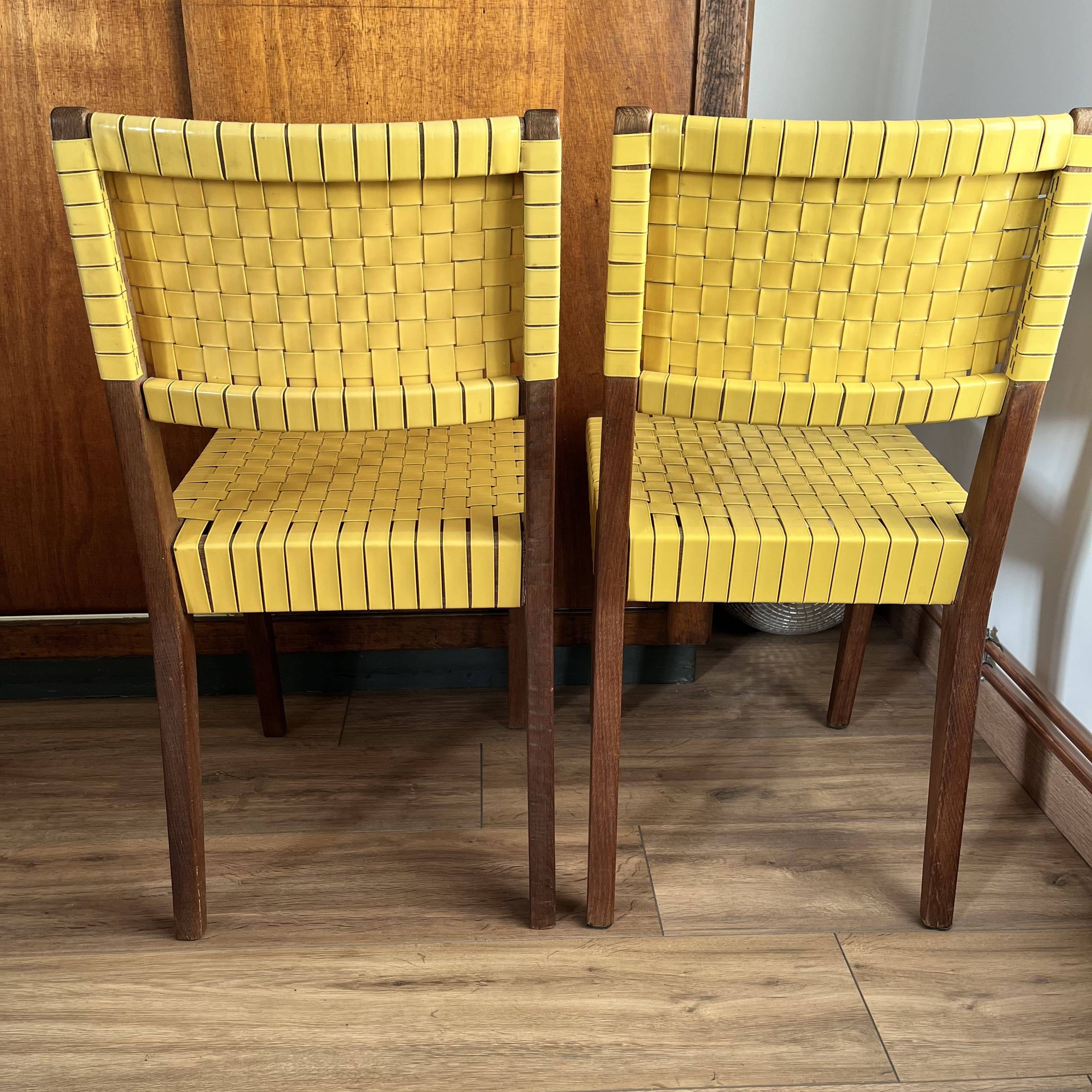 Set of 2 Jens Risom chairs for Knoll