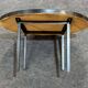 1960s round coffee table Vallauris signed Capron