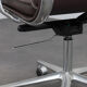 Una leather office chair by ICF, Italy, 1990s