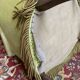 Almond green toad armchair