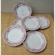 Lot de 6 assiettes plates terre de fer