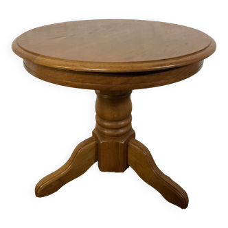 Vintage side table in blond wood