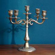 Brass chandelier, French candelabra of the 30s