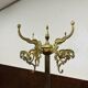Classic brass coat rack