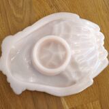 Pink opaline hand bowl