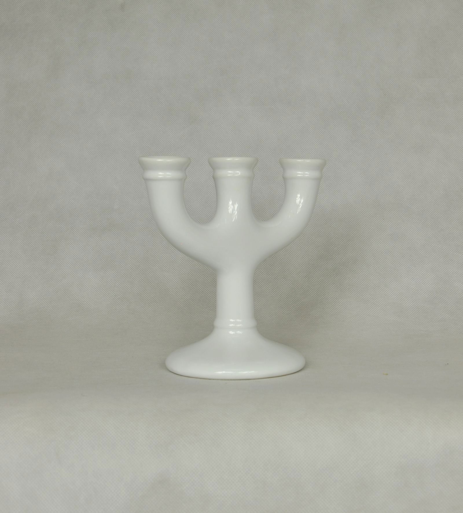Candlestick in porcelain of the 1970s