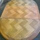 Round extendable dining table Louis XV in solid oak wood 100cm