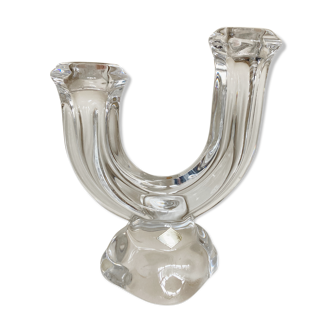 Product BHV Crystal candle holder Cristallerie de Vannes le Chatel 1960
