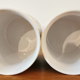 6 cups service, vintage mugs from the 70s, Staffordshire Kiln Craft