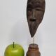 Antique African Dan Mahou passport mask with long beak, 19 cm